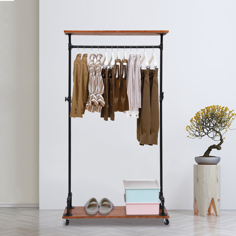 Industrial Metal outlet Clothing Rack